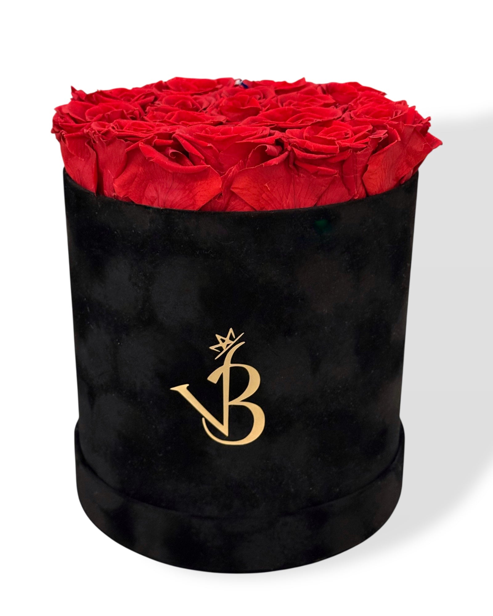 Coffret de Roses Rouges Éternelles – Élégance et Luxe