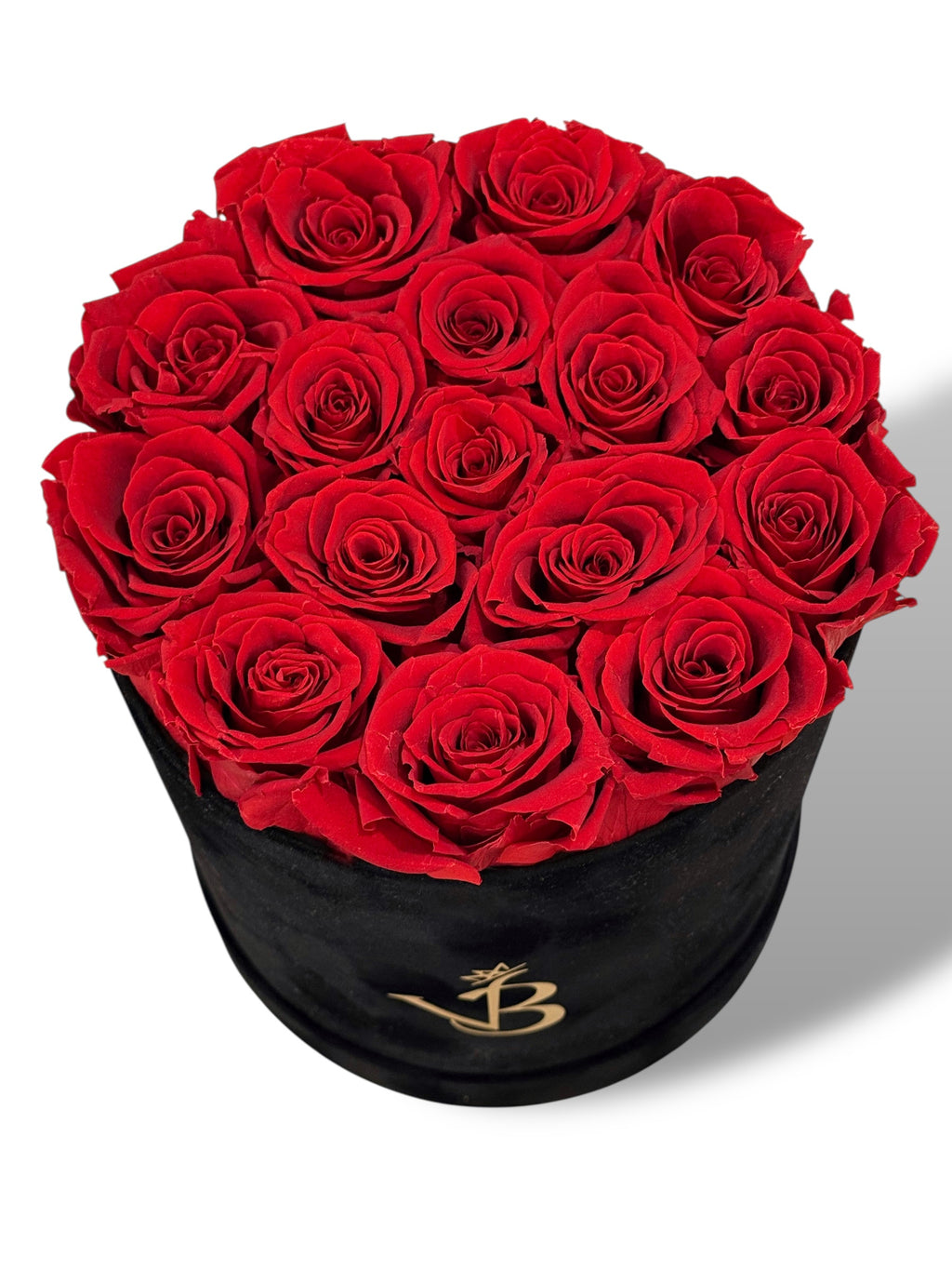 Coffret de Roses Rouges Éternelles – Élégance et Luxe