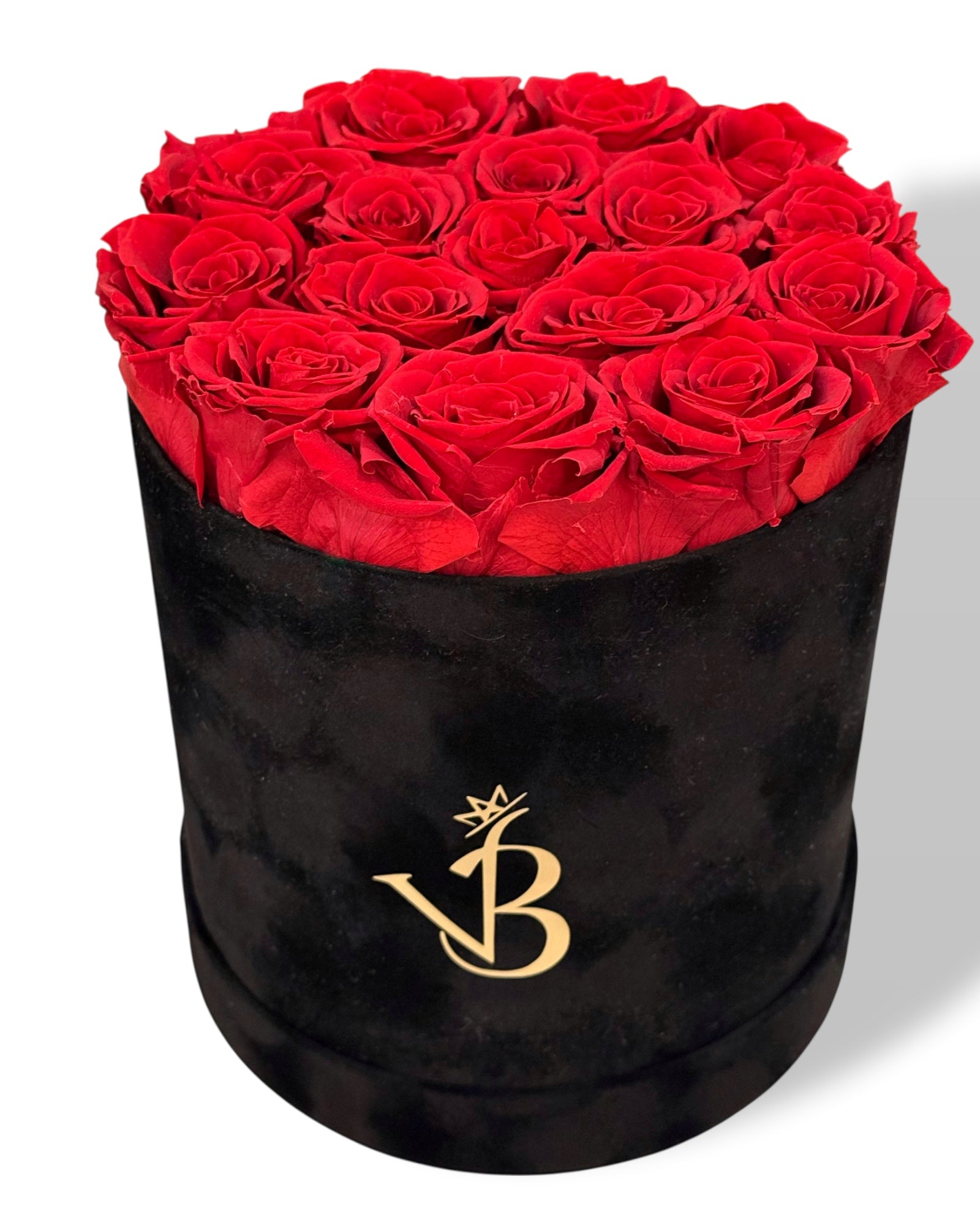 Coffret de Roses Rouges Éternelles – Élégance et Luxe